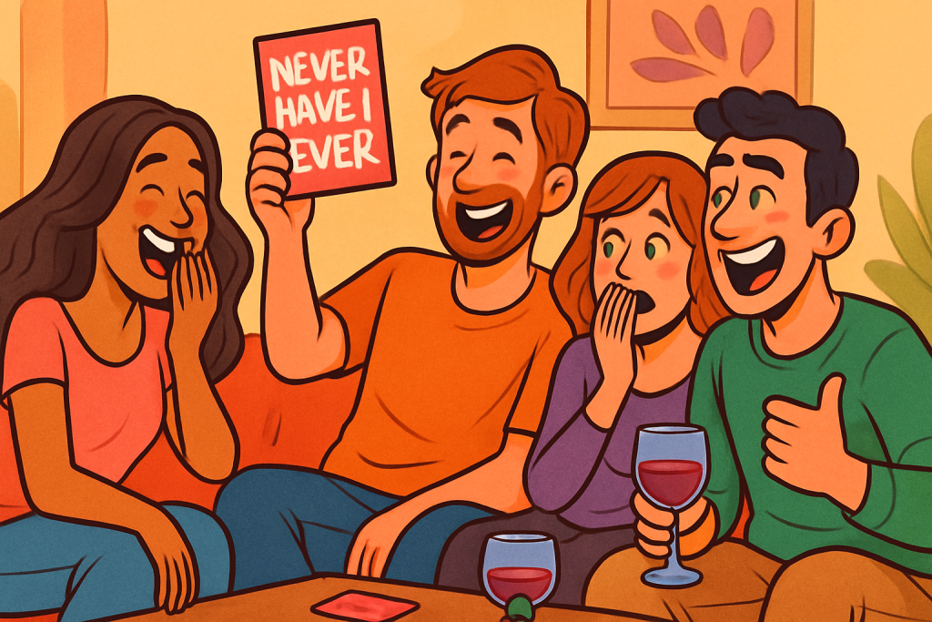 50 questions drôles « Je n’ai jamais » pour adultes